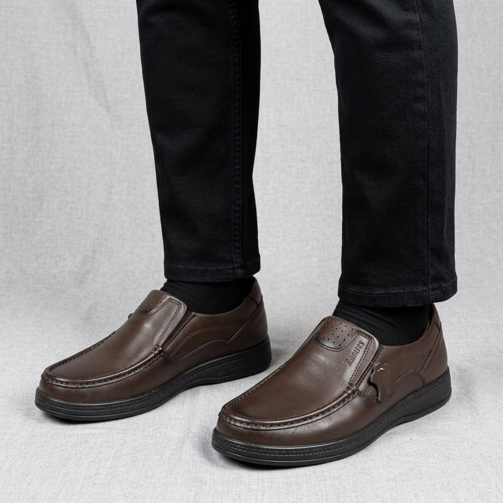 HOSSES EN CUIR NATURAL
