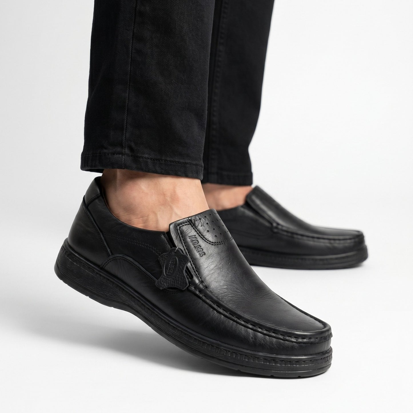 HOSSES EN CUIR NATURAL