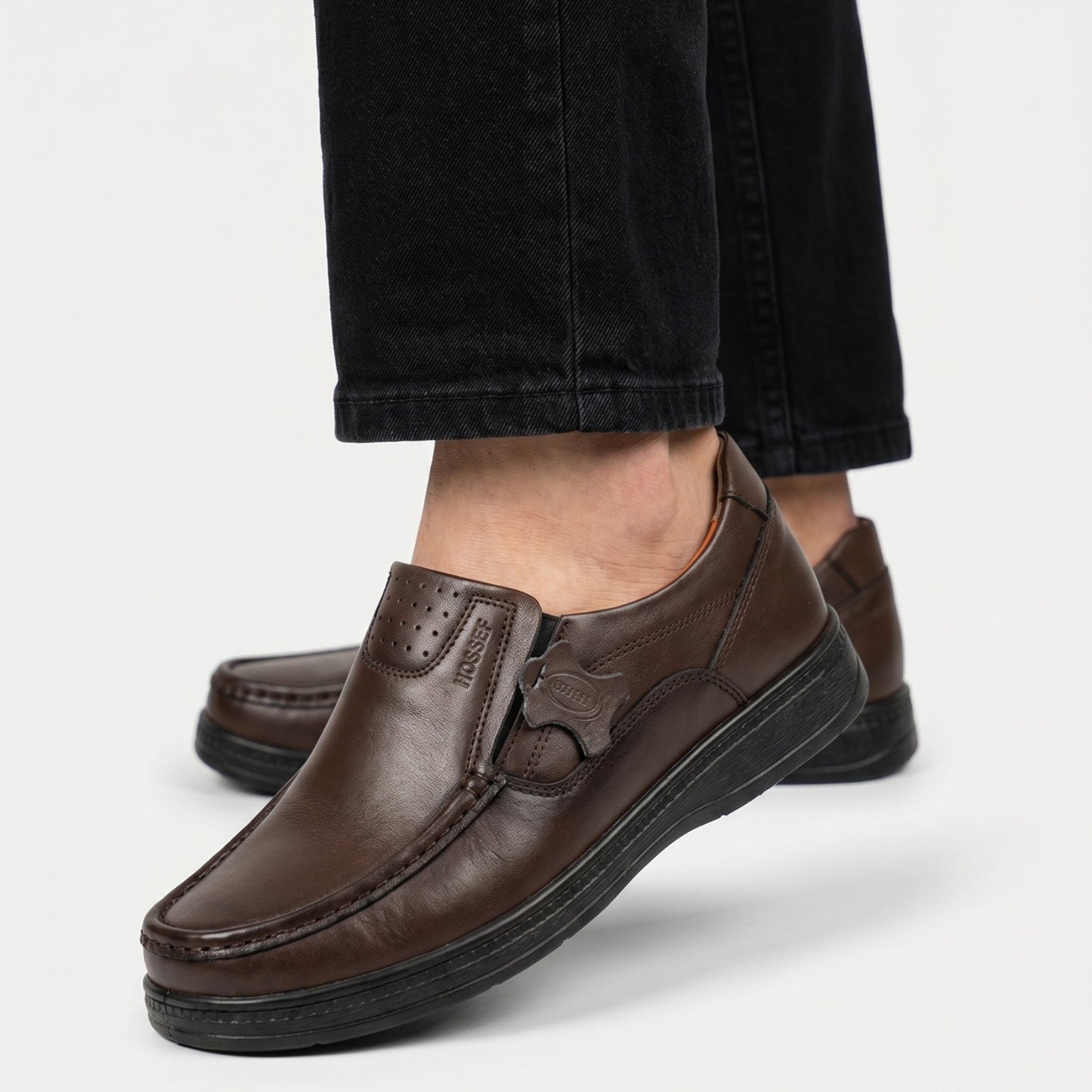 HOSSES EN CUIR NATURAL