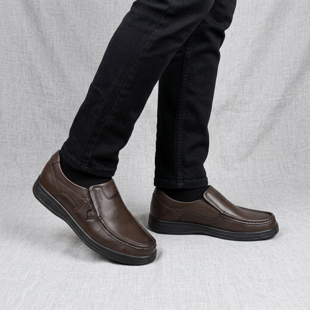 HOSSES EN CUIR NATURAL