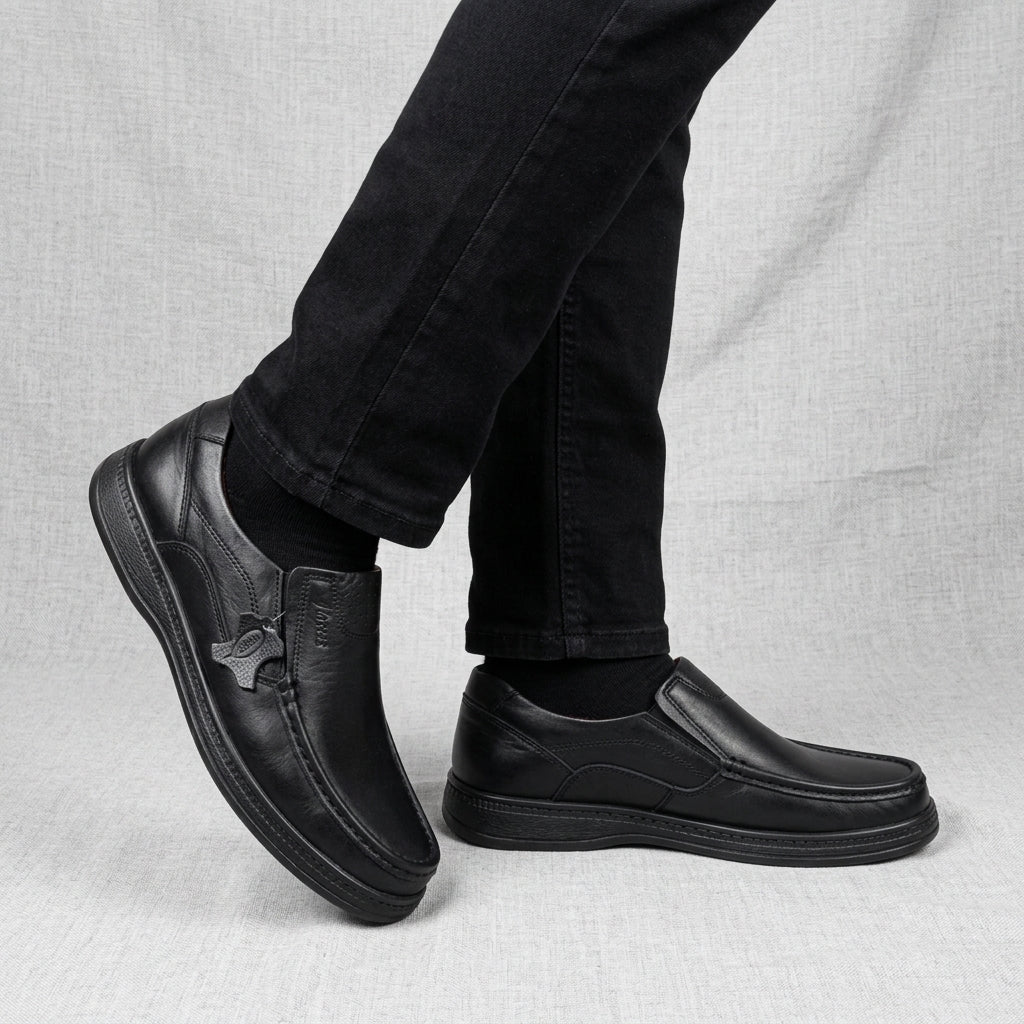 HOSSES EN CUIR NATURAL